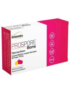 Prospore Biome пробиотик 400 мг x30 капсули Herbamedica