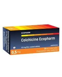 Колхицин 0.5 мг х20 таблетки Ecopharm