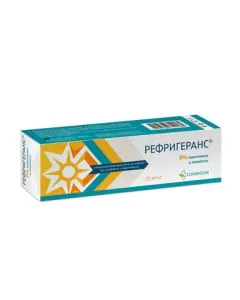 Рефригеранс 5% Гел с пантенол и ментол х75 мл Danhson
