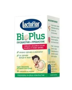 LactoFlor BioPlus Пробиотик и пребиотик х20 таблетки за смучене