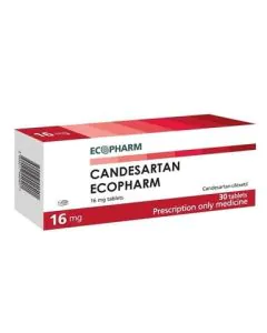Кандесартан 16 мг х30 таблетки Ecopharm