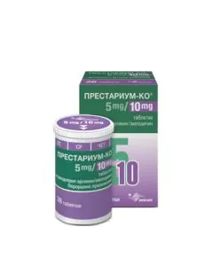 Престариум Ко 5 мг/10 мг х28 таблетки Servier