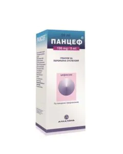 Панцеф гранули за перорална суспензия 100 мг/ 5 мл х60 мл Alkaloid