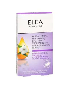 Elea Хипоалергични депилиращи ленти за лице х16 броя