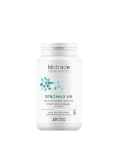 Sebomax HR Хранителна добавка за растеж на косата х30 капсули Biotrade