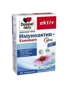 Doppelherz Aktiv Имуноактив Ехинацея х30 таблетки