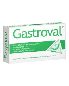 Gastroval за добро храносмилане x15 капсули Valentis
