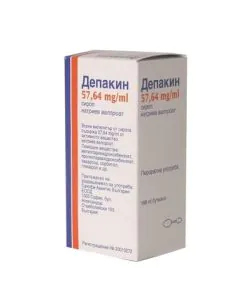 Депакин сироп 57.64 мг/мл х150 мл Sanofi