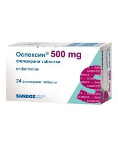 Оспексин 500 мг х24 таблетки Sandoz