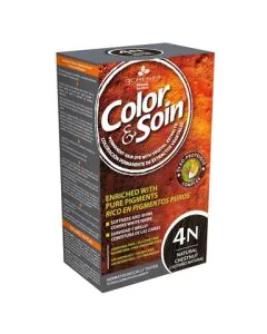 3Chenes Color and Soin Боя за коса 4N естествено кестеняв цвят