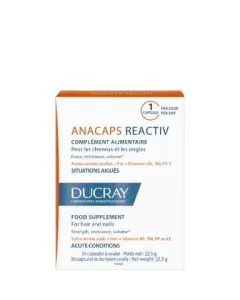 Ducray Anacaps Reactiv при реактивен косопад x30 капсули