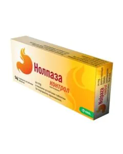 Нолпаза Контрол при киселини 20 мг х14 таблетки KRKA