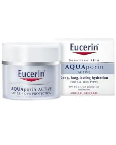 Eucerin AQUAporin Active Дневен крем SPF25 за всеки тип кожа х50 мл