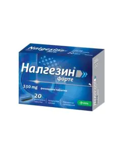 Налгезин форте 550 мг х20 таблетки KRKA