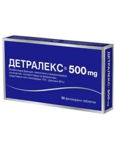 Детралекс при разширени вени и хемороиди 500 мг х30 таблетки