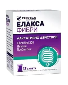 Елакса Фибри при запек х12 сашета Fortex