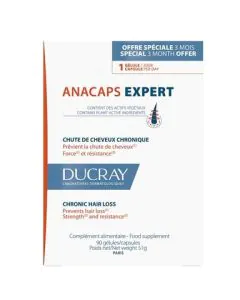 Ducray Anacaps Expert при хроничен косопад х90 капсули