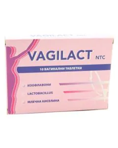 Vagilact за баланс на вагиналната микрофлора х10 вагинални таблетки