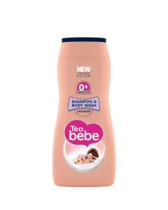 Teo Bebe 2в1 Шампоан и Душ гел с екстракт от лавандула х200 мл