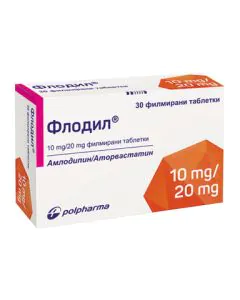 Флодил 10 мг/20 мг x30 таблетки Polpharma