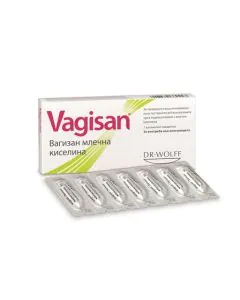 Vagisan Млечна киселина вагинални свещички х7 броя