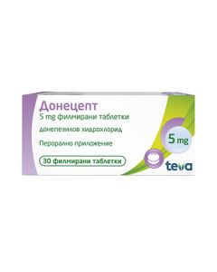 Донецепт 5 мг х30 таблетки Teva