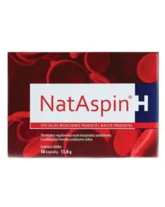NatAspin H за добро кръвообращение х30 капсули Valentis