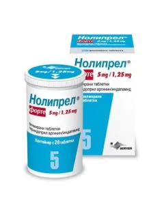Нолипрел Форте 5 мг/1.25 мг х28 таблетки Servier