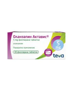 Оланзапин Актавис 5 мг х30 таблетки Teva