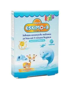 Eskimo-3 за деца с вкус на портокал х27 дъвчащи таблетки