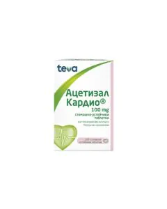 Ацетизал Кардио 100 мг x100 таблетки Teva