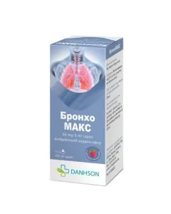 БронхоМакс Сироп против кашлица 30 мг/5 мл х120 мл Danhson