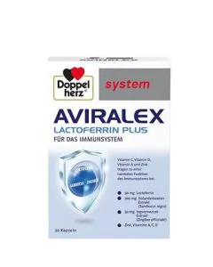 Doppelherz system Aviralex Lactoferrin Plus за имунната система х20 капсули