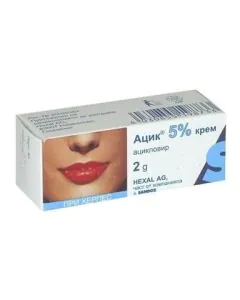 Ацик крем 5% при херпес х2 г Sandoz