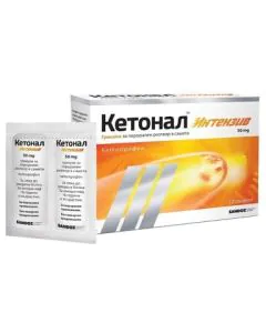 Кетонал Интензив 50 мг при лека до умерена остра болка х12 сашета Sandoz