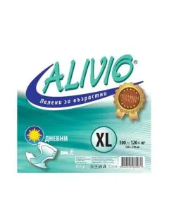 Alivio Пелени за възрастни дневни XL над 100 кг х10 броя
