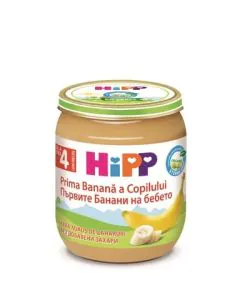 HiPP Био пюре банани 4+ месеца х125 г