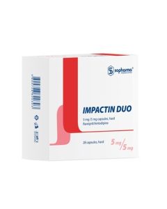 Импактин Дуо 5 мг/5 мг х28 капсули Sopharma