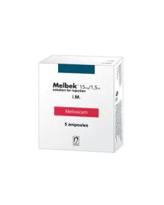 Мелбек 15 мг/1.5 мл 5 ампули х1.5 мл Nobel Pharma