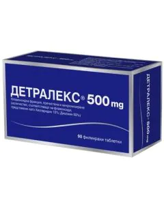 Детралекс при разширени вени и хемороиди 500 мг х90 таблетки