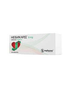 Небикард 5 мг х30 таблетки Sopharma