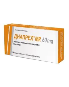 Диапрел МР 60 мг х56 таблетки Servier