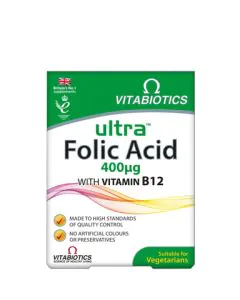 Ultra Folic Acid Фолиева киселина х30 капсули Vitabiotics