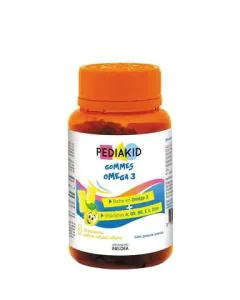 Pediakid Gommes Omega 3 за деца x60 дъвчащи мечета