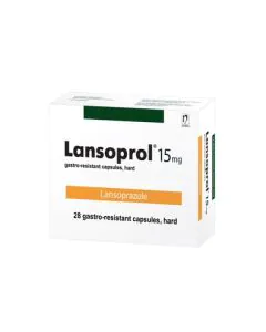 Лансопрол 15 мг х28 капсули Nobel Pharma