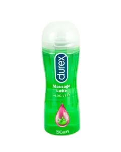 Durex 2в1 Масажен гел и лубрикант с алое вера х200 мл