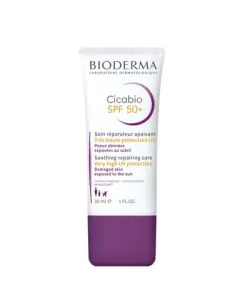 Bioderma Cicabio Възстановяващ слънцезащитен крем при отслабена кожа, изложена на слънце х30 мл