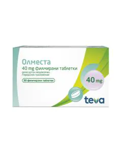 Олместа 40 мг х30 таблетки Teva