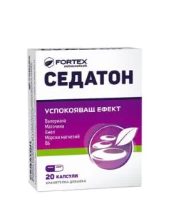 Седатон при стрес х20 капсули Fortex