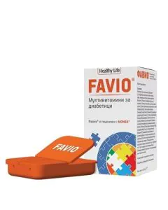 Фавио Форте Мултивитамини за диабетици х60 таблетки Healthy Life